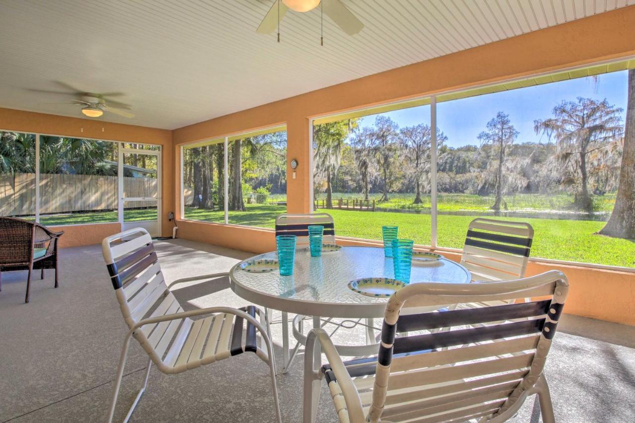 Rainbow River Oasis With Kayaks And Furnished Sunroom! Dunnellon Exteriör bild