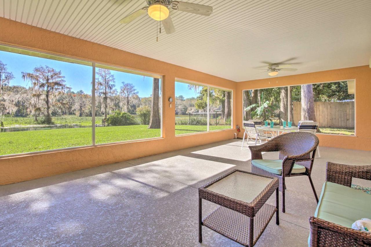 Rainbow River Oasis With Kayaks And Furnished Sunroom! Dunnellon Exteriör bild